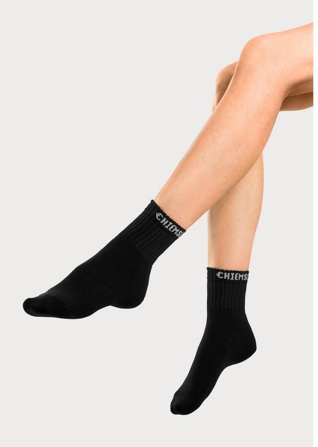 Chiemsee Korte sokken met gebreid merkna (set 6 paar) - Foto 4