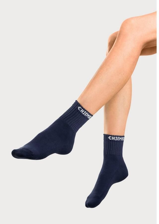 Chiemsee Korte sokken met gebreid merkna (set 6 paar) - Foto 3