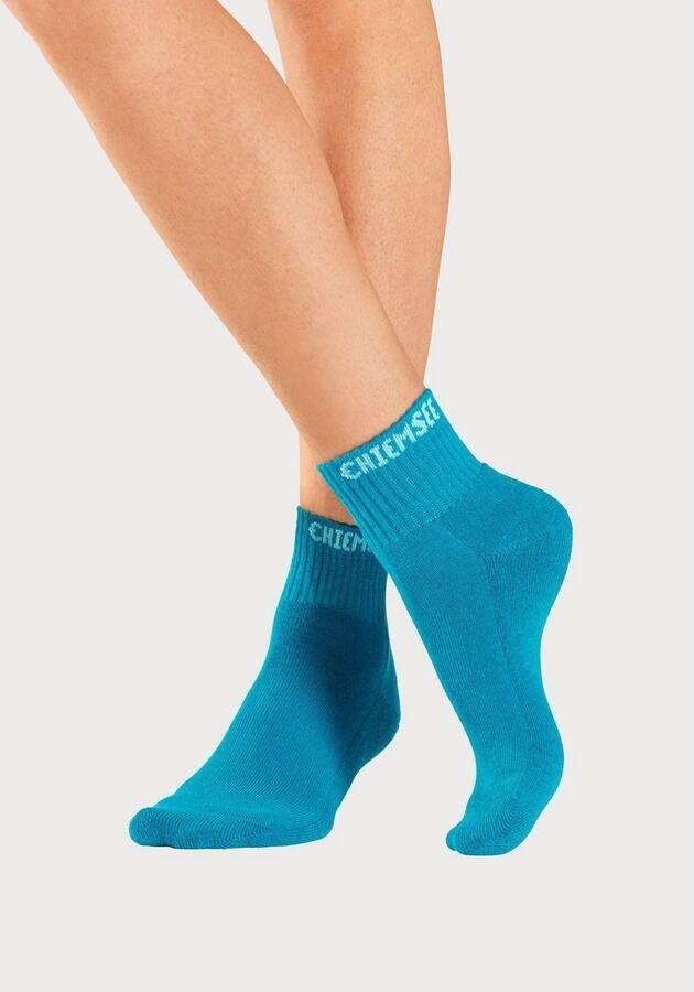 Chiemsee Korte sokken met gebreid merkna (set 6 paar) - Foto 15