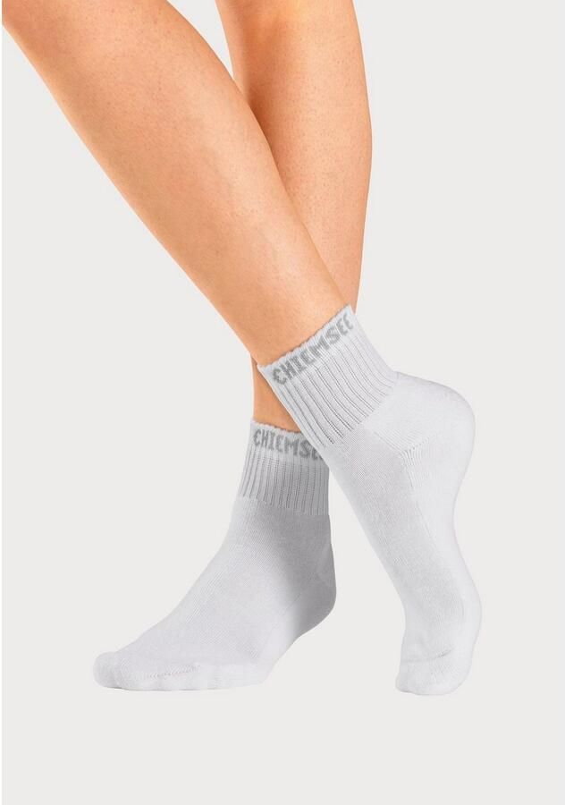 Chiemsee Korte sokken met gebreid merkna (set 6 paar) - Foto 6