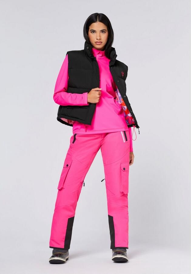 Chiemsee Mouwloos fleecevest Black beauty - Foto 3