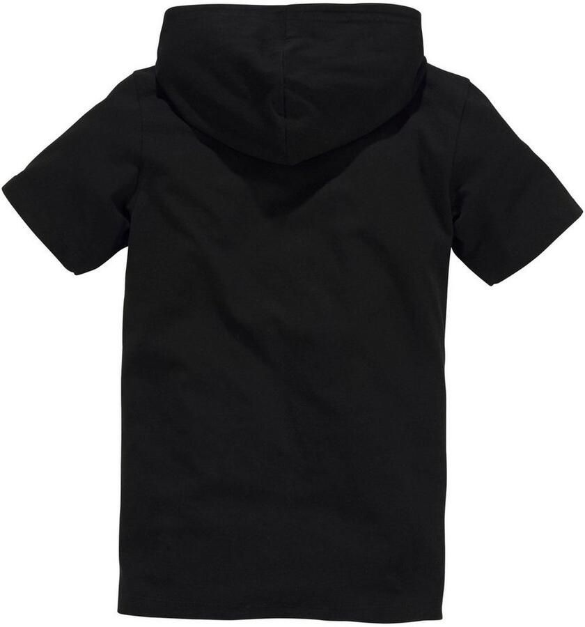 Chiemsee T-shirt Met palm print korte mouw bedrukt met capuchon van katoen van jersey-stof