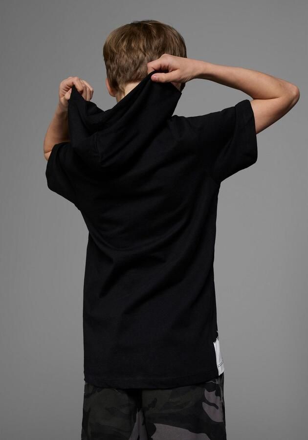 Chiemsee T-shirt Met palm print korte mouw bedrukt met capuchon van katoen van jersey-stof - Foto 6