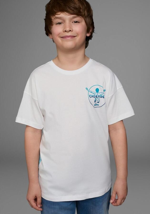 Chiemsee T-shirt WAVE Korte mouwen basic pasvorm bedrukt ronde hals - Foto 5