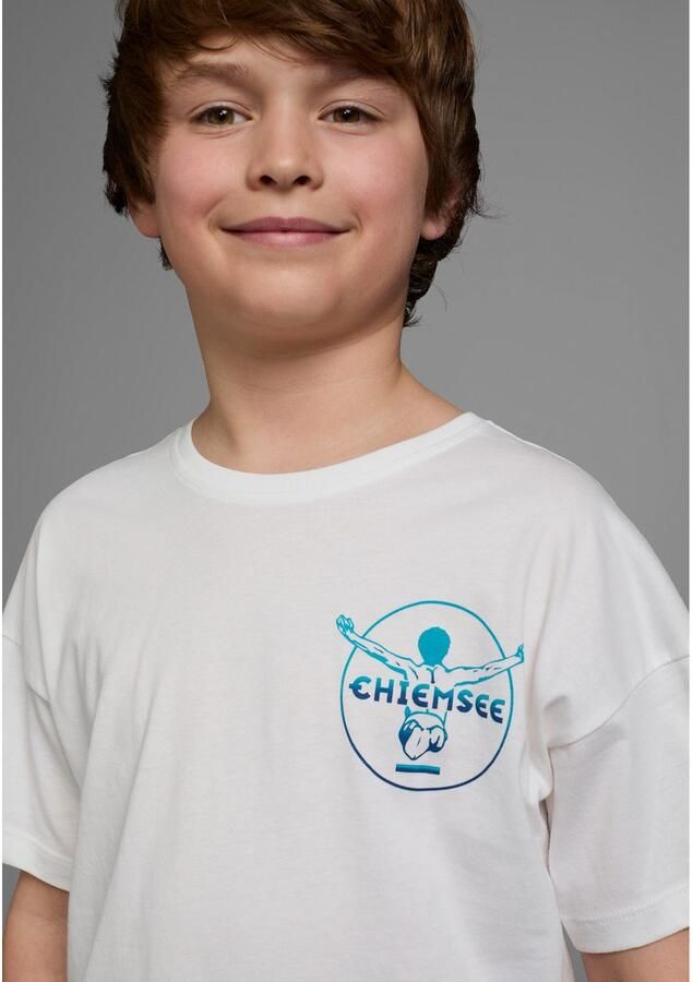 Chiemsee T-shirt WAVE Korte mouwen basic pasvorm bedrukt ronde hals - Foto 4