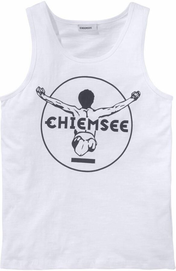 Chiemsee Tanktop Basic met logoprint in contrast - Foto 5