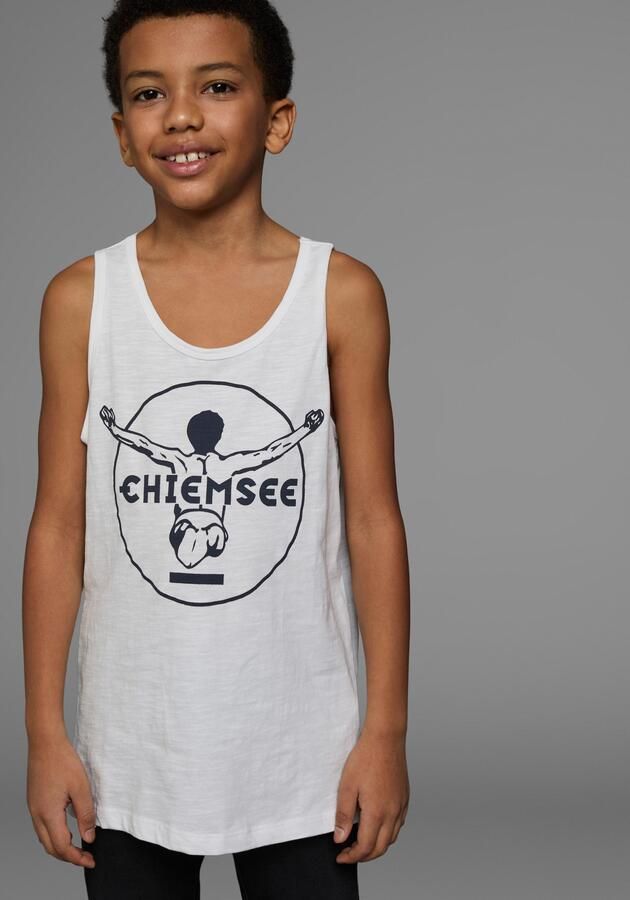 Chiemsee Tanktop Basic met logoprint in contrast - Foto 3