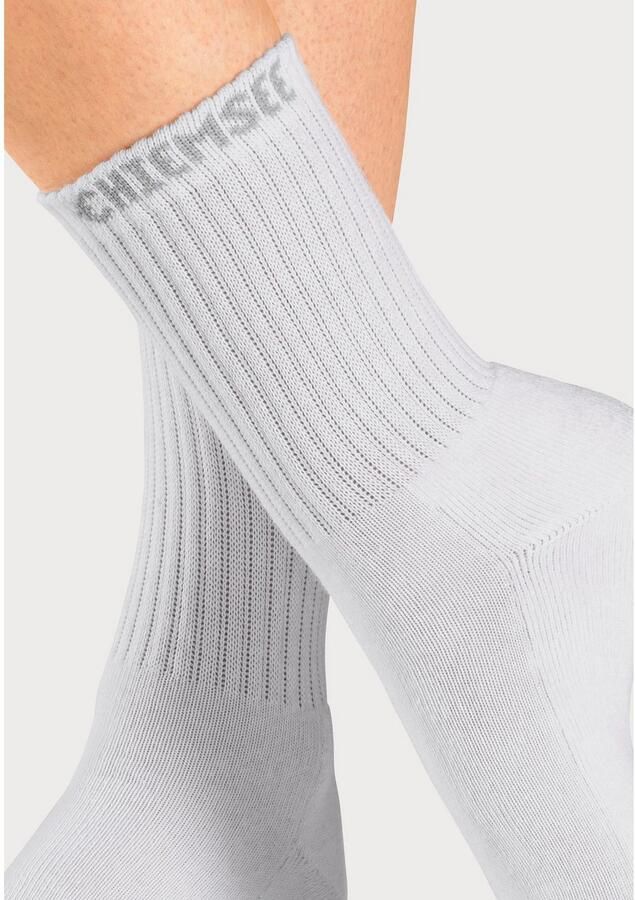Chiemsee Tennissokken met gebreid merkna (set 6 paar) - Foto 3