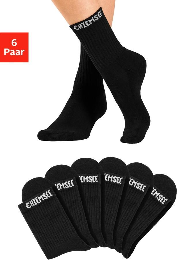 Chiemsee Tennissokken met gebreid merkna (set 6 paar) - Foto 9