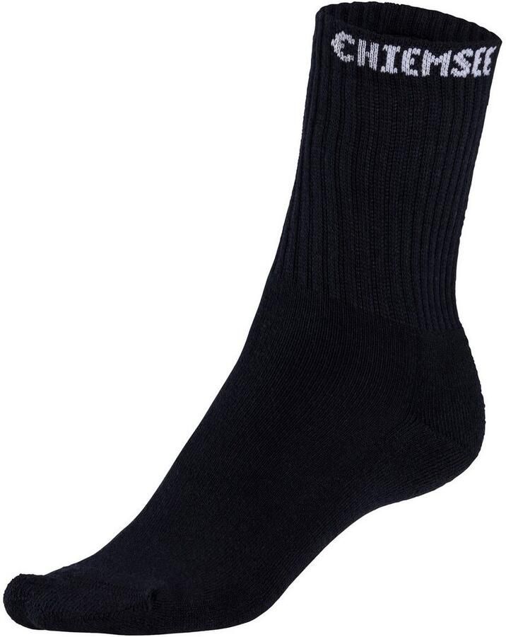 Chiemsee Tennissokken met gebreid merkna (set 6 paar)