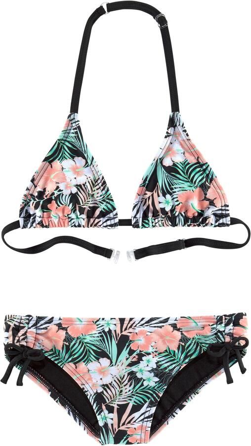 Chiemsee Triangelbikini met een bloemmotief - Foto 3