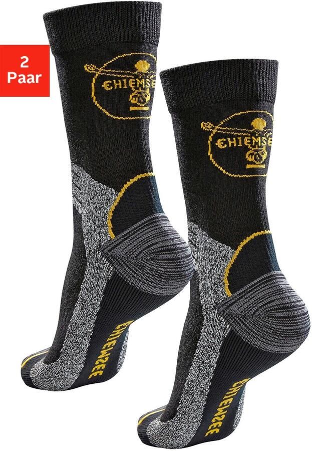 Chiemsee Wandelsokken met zacht verdikte dempingszones (set 2 paar) - Foto 3