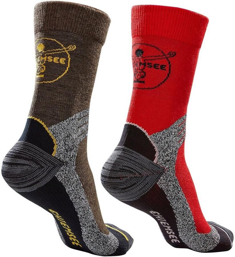 Chiemsee Wandelsokken met zacht verdikte dempingszones (set 2 paar)