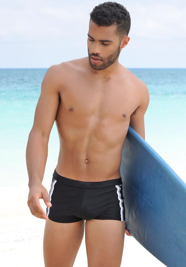 Chiemsee Zwemboxer met modieuze contrasterende paspels - Foto 4