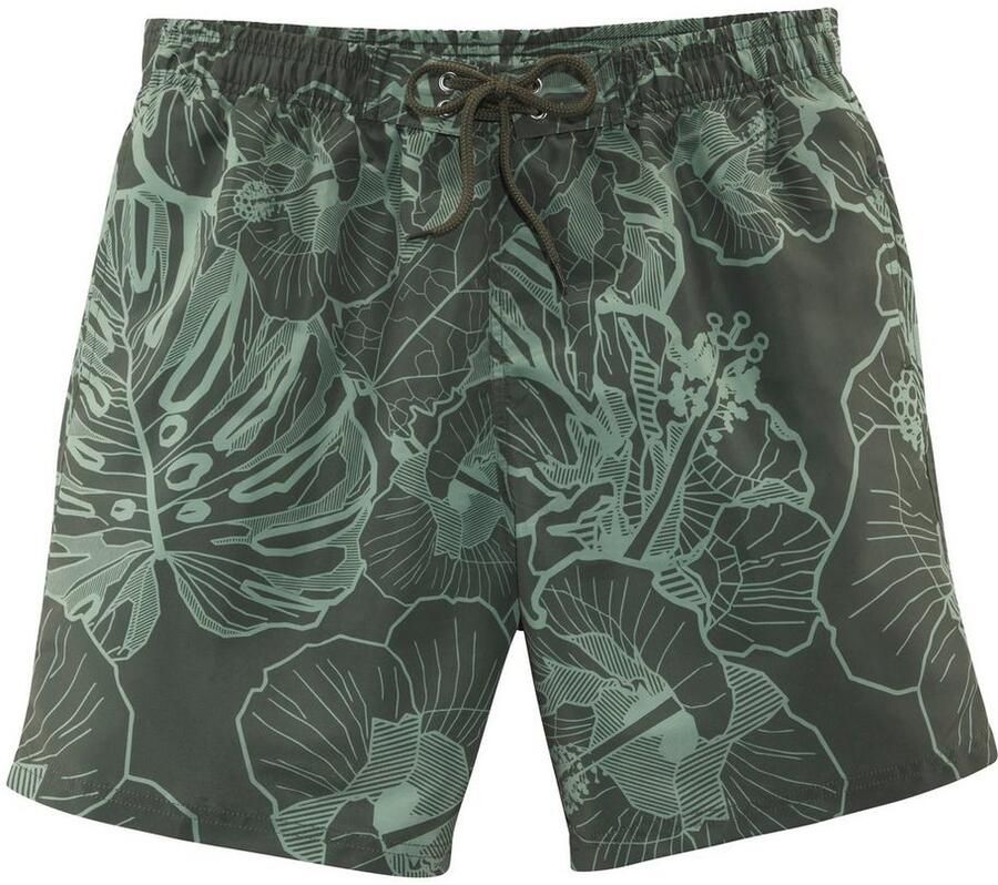 Chiemsee Zwemshort Geraldo met tropisch patroon - Foto 4