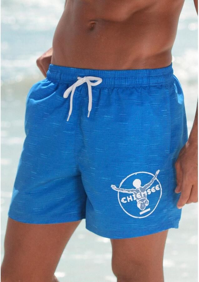 Chiemsee Zwemshort Mêlee met logoprint zijzakken - Foto 2