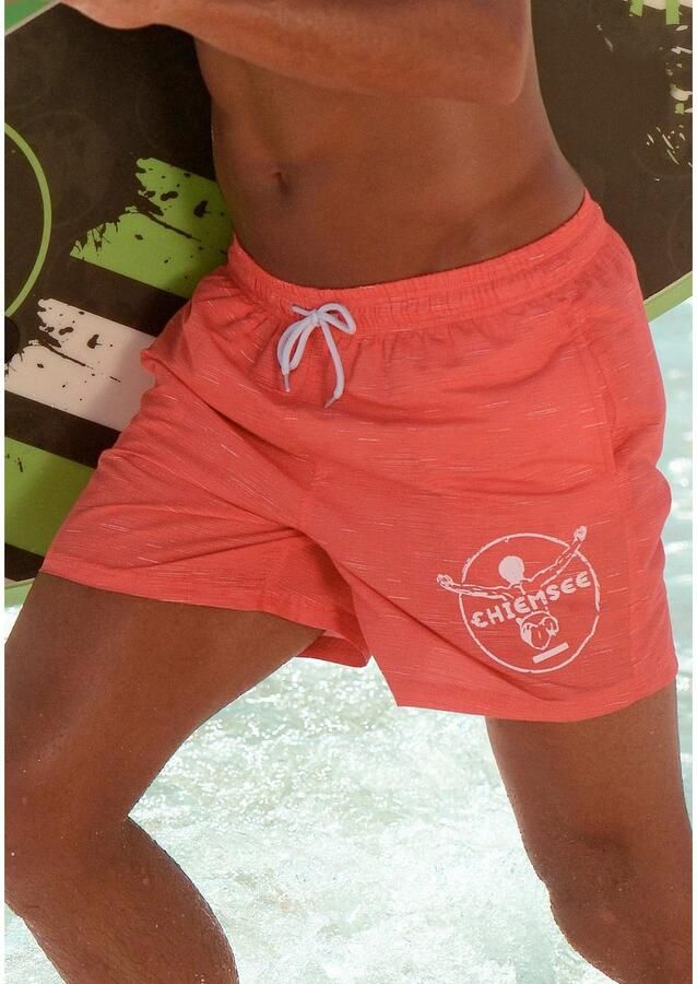 Chiemsee Zwemshort Mêlee met logoprint zijzakken - Foto 3