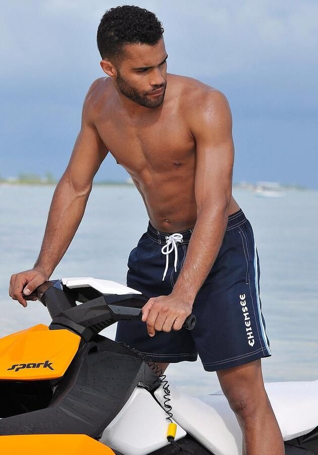 Chiemsee Zwemshort sportieve zwembroek elastische tailleband met buitenkoord - Foto 2