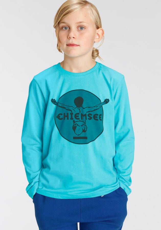 Chiemsee Shirt met lange mouwen Basic met logoprint