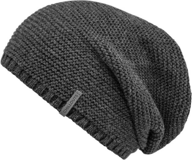 Chillouts Beanie Keith Hat Breimuts in oversized look gemêleerd gevoerd