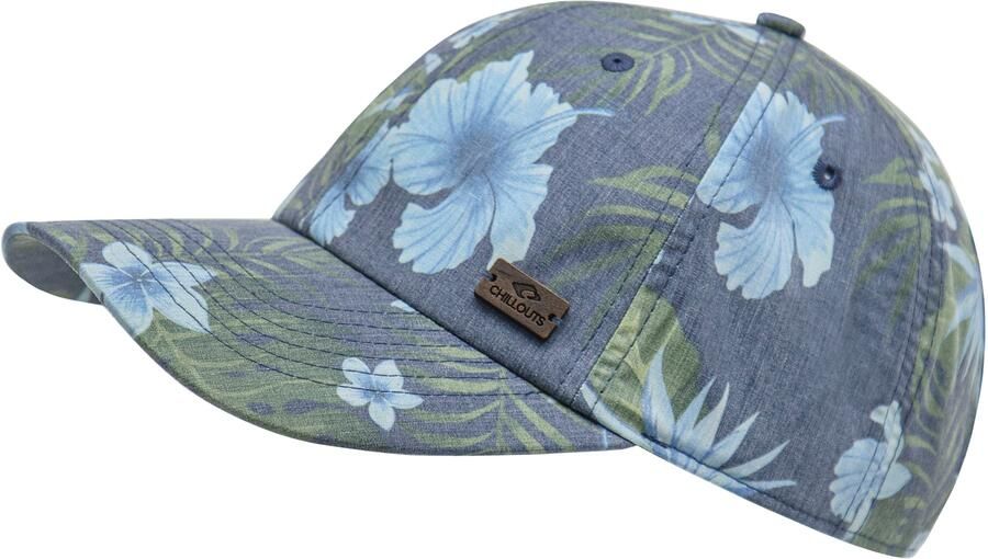 Chillouts Baseballcap Waimea Hat met tropisch patroon & verstelbaar voor casual strand-vibes - Foto 3