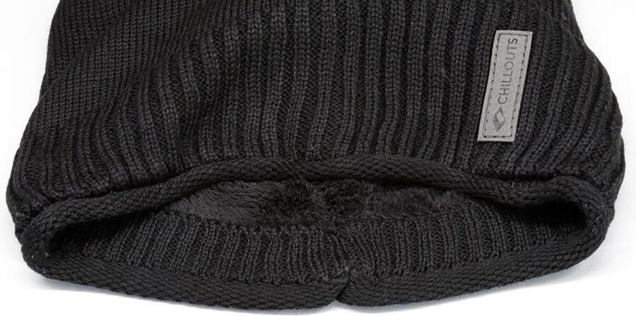 Chillouts Beanie Etienne Hat met een beschaafd logo-opschrift - Foto 3