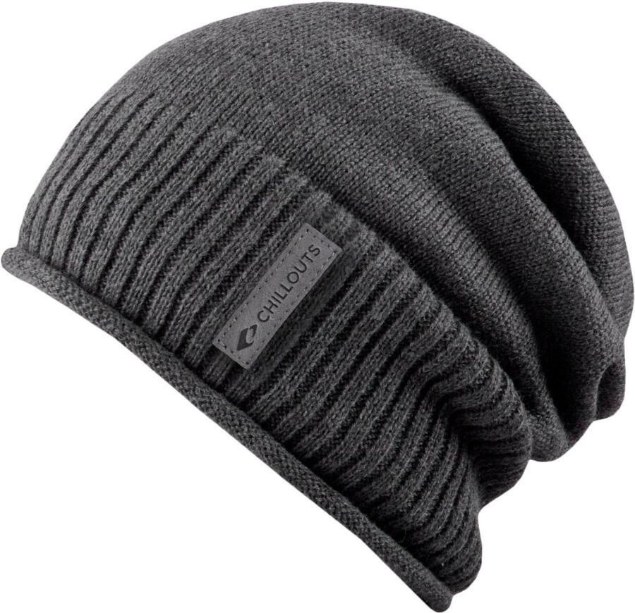 Chillouts Beanie Etienne Hat met een beschaafd logo-opschrift - Foto 3