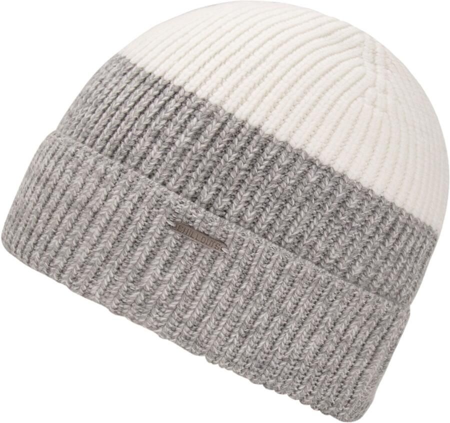Chillouts Beanie Felix Hat in two-tone look met omslag - Foto 7