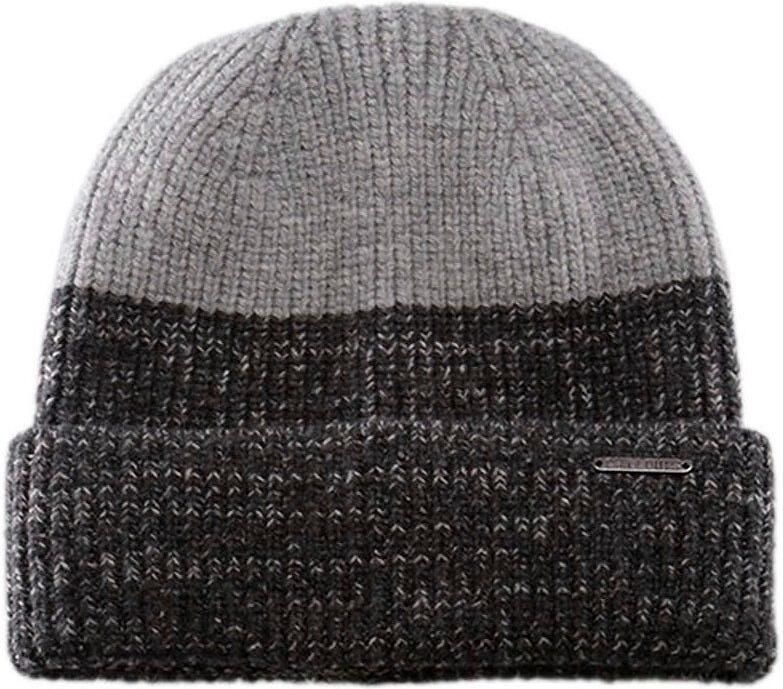 Chillouts Beanie Felix Hat in two-tone look met omslag