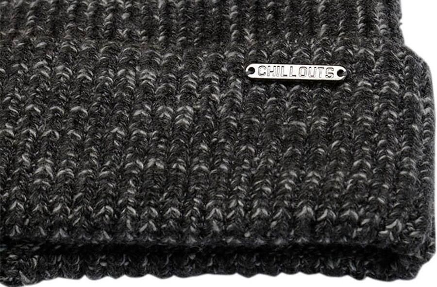 Chillouts Beanie Felix Hat in two-tone look met omslag - Foto 3