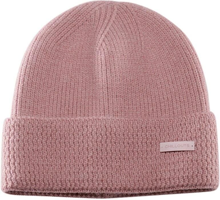 Chillouts Beanie Heike Hat met modieuze omslag