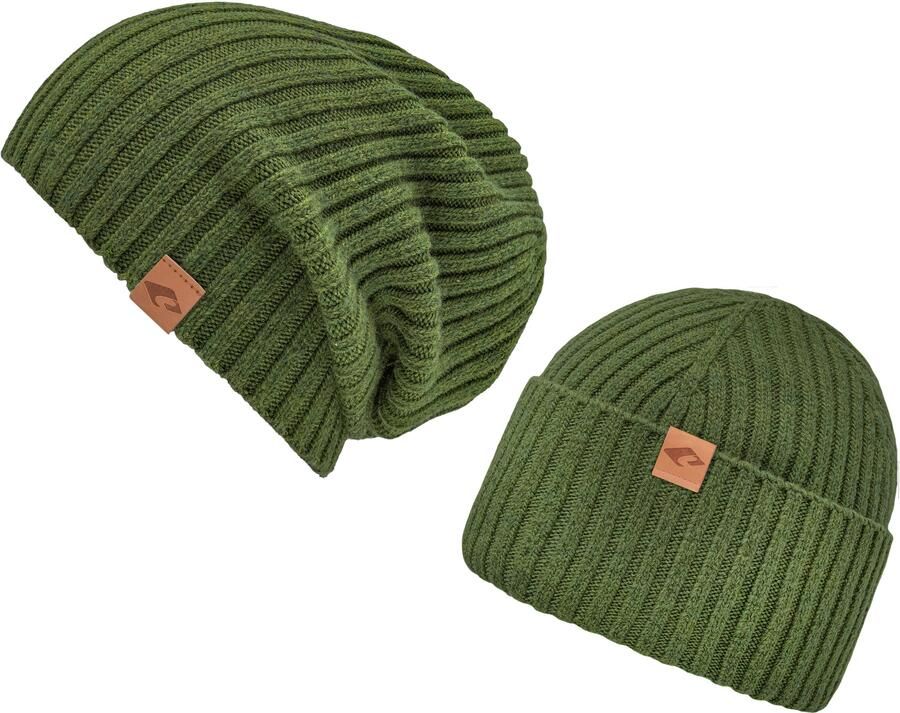 Chillouts Beanie Justin Hat met -logo aan de zoom - Foto 6