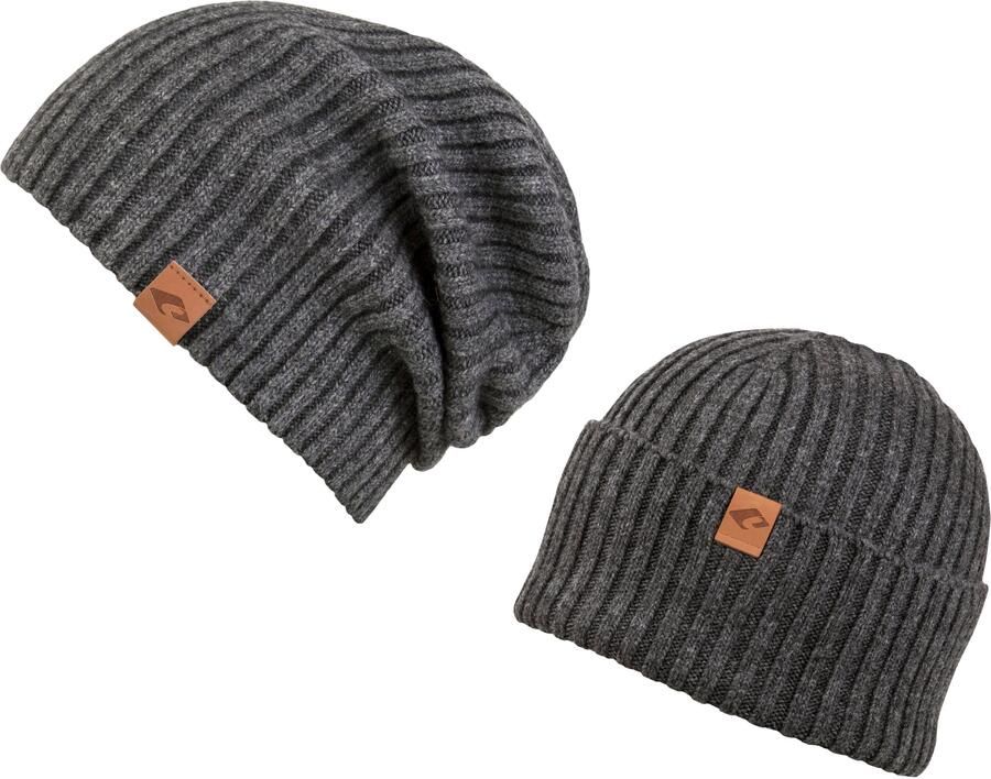 Chillouts Beanie Justin Hat met -logo aan de zoom - Foto 6