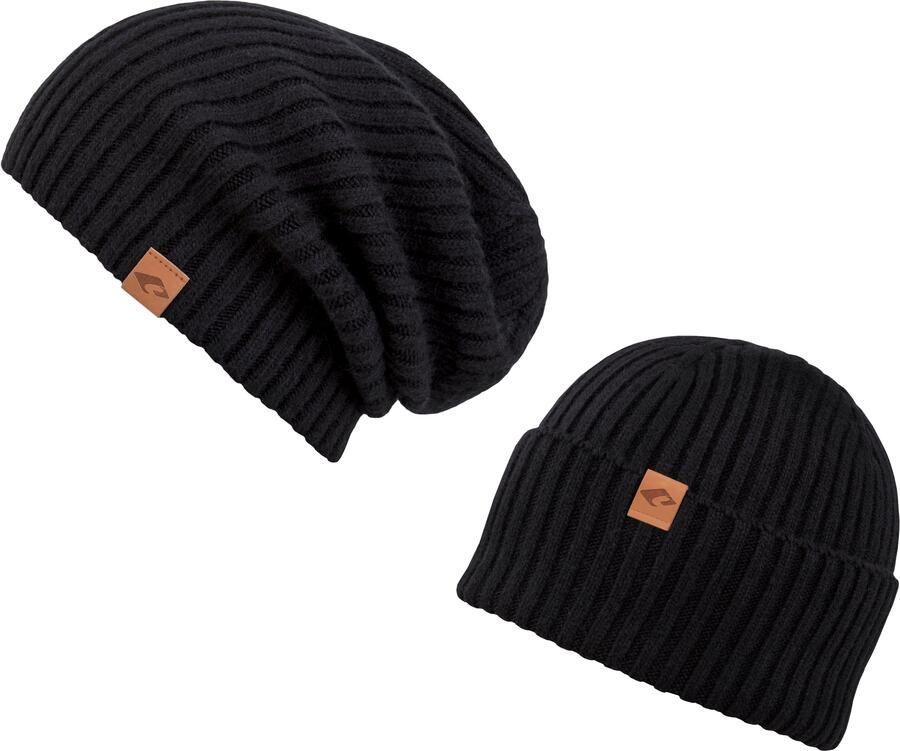 Chillouts Beanie Justin Hat met -logo aan de zoom - Foto 6