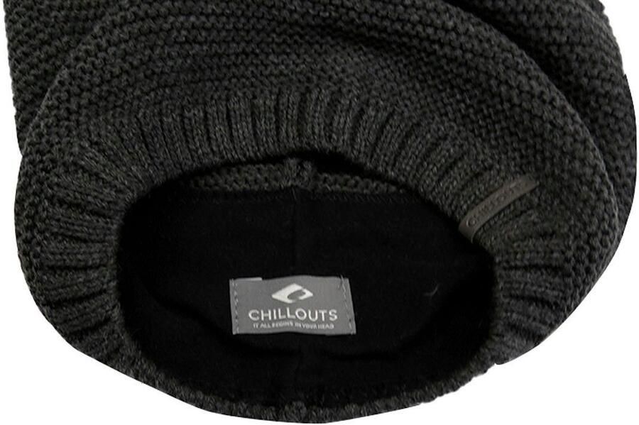 Chillouts Beanie Keith Hat Breimuts in oversized look gemêleerd gevoerd