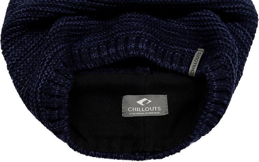 Chillouts Beanie Keith Hat Breimuts in oversized look gemêleerd gevoerd - Foto 2