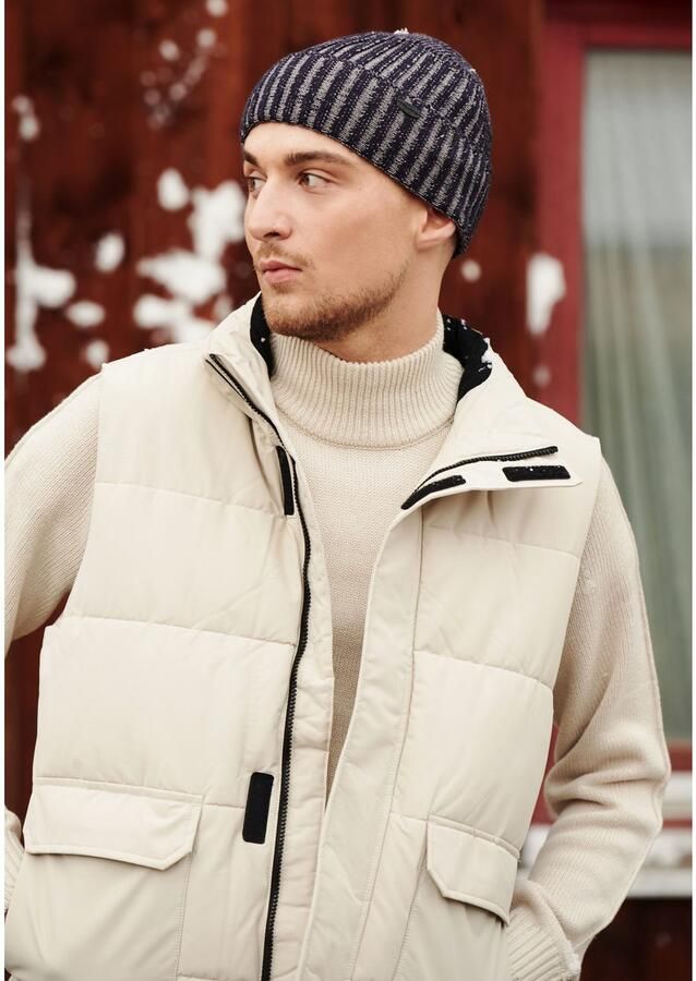 Chillouts Beanie Stan Hat met robuust breipatroon