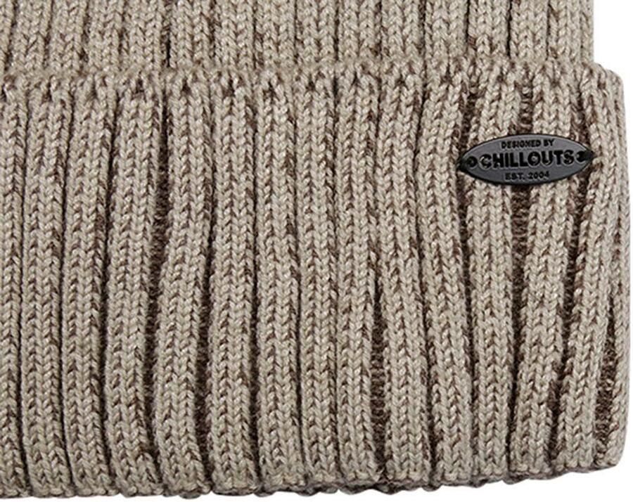 Chillouts Beanie Stan Hat met robuust breipatroon
