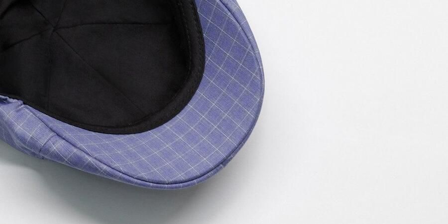 Chillouts Flat cap Samsun Hat met fijn ruitpatroon & moderne snit - Foto 3