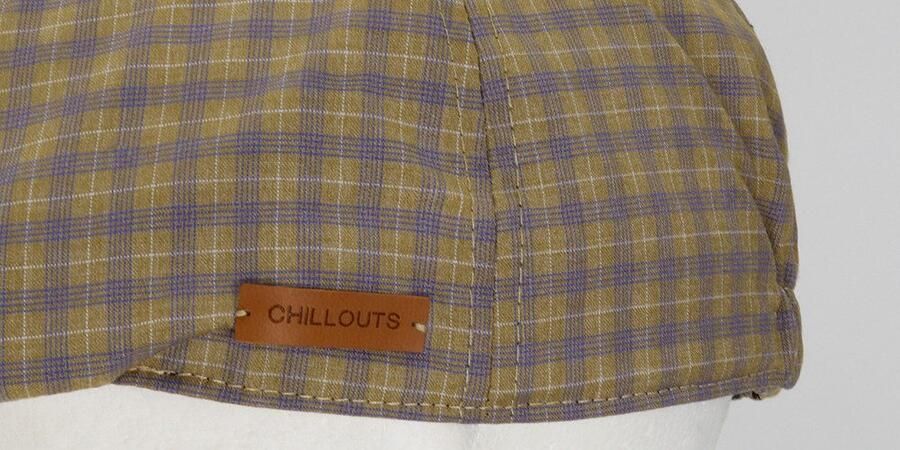 Chillouts Flat cap Samsun Hat met fijn ruitpatroon & moderne snit - Foto 2