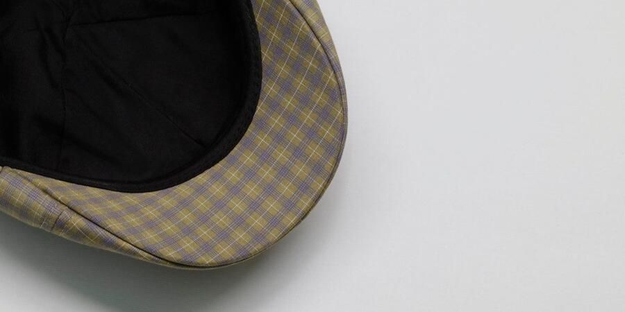 Chillouts Flat cap Samsun Hat met fijn ruitpatroon & moderne snit - Foto 3