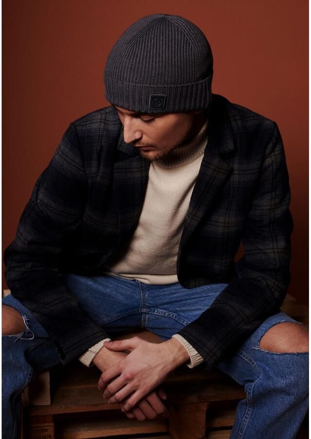 Chillouts Gebreide muts Enes Hat met subtiele logo-patch - Foto 2