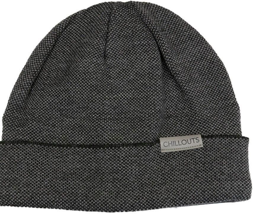 Chillouts Gebreide muts Kilian Hat donkere vastzittende gebreide muts