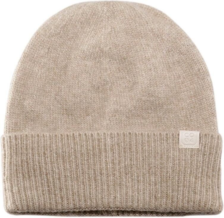 Chillouts Gebreide muts Riana Hat met subtiel merklogo en brede omslag
