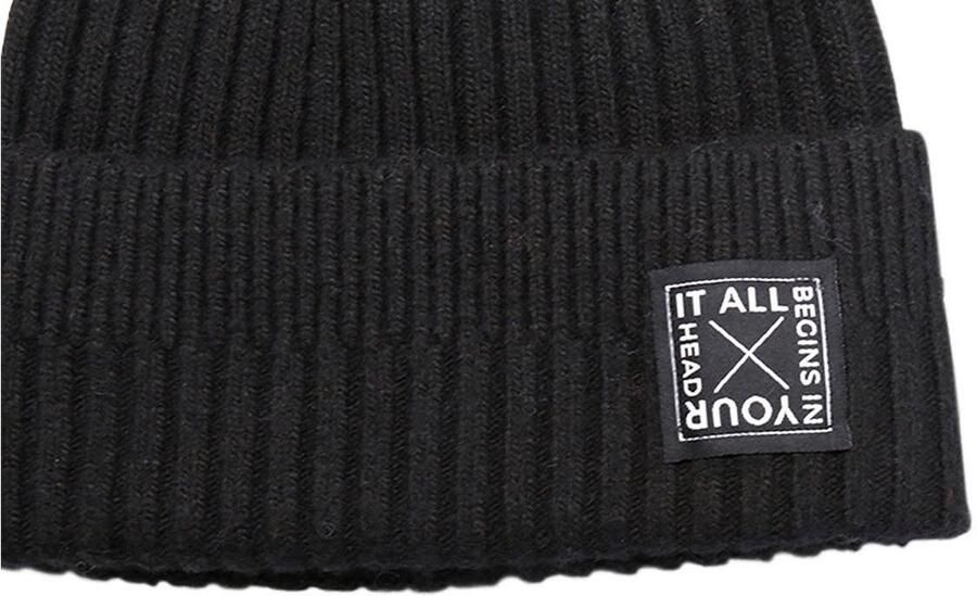 Chillouts Gebreide muts Shealyn Hat Unisex verwar d met wolgehalte - Foto 2