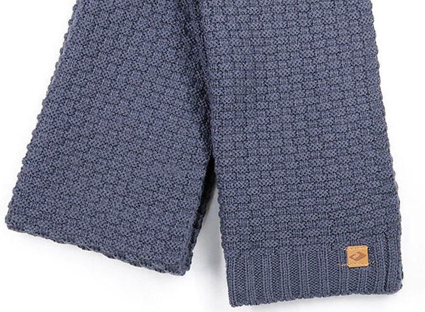 Chillouts Gebreide sjaal Garrick Scarf met hoogwaardig breipatroon