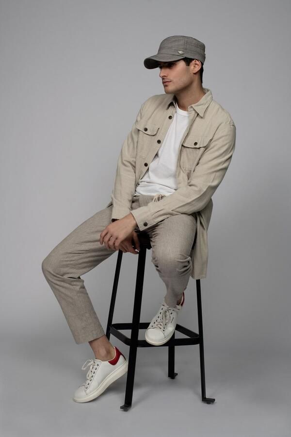 Chillouts Leger pet Heraklion Hat van natuurlijke vezels met verstelbare sluiting & urban karakter - Foto 3