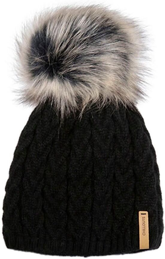 Chillouts Muts met pompon Tabea Hat met afneembare kunstbont pompon - Foto 3