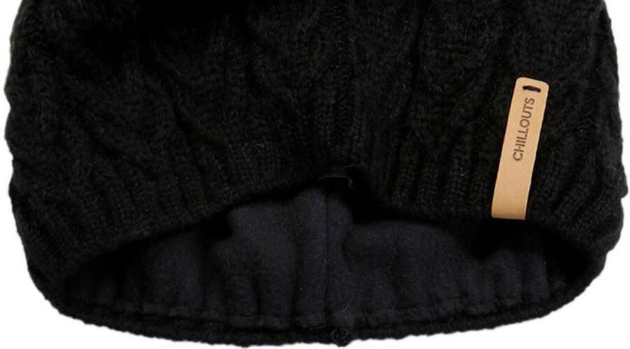 Chillouts Muts met pompon Tabea Hat met afneembare kunstbont pompon - Foto 4