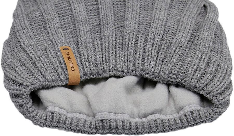 Chillouts Pomponmuts Lorena Hat met afneembare faux-fur pompon - Foto 2